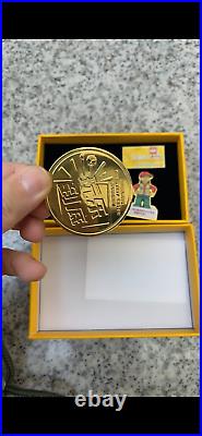 Rare China 2021 LEGO LAND Discovery Center (SHANGHAI) Opening Coin Pin Set
