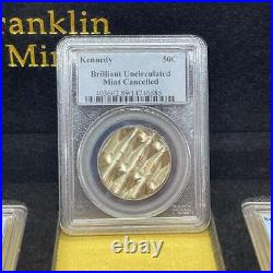 Rare Franklin Mint/Pcgs Us Error Coin Set