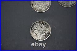 Rare Old Chinese Silver Coin, 1914 Shikai Circulated 1st Year Yuan-10Pcs Set