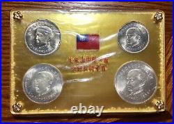 Republic Of China-Taiwan 1965 Coins set (With Two Silver Coins)