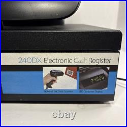 Royal 240DX Electronic Cash Register Thermal Printer 5000 PLU 200 Dept Black