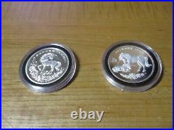 SETSRUS China Unicorn Date and Type Silver Set 10 Silver Coins (1994 2022)