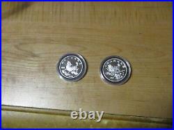 SETSRUS China Unicorn Date and Type Silver Set 10 Silver Coins (1994 2022)