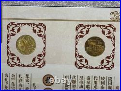 San Zi Jing Three Character Classic 3 Books & Case Coin Stamp Set China