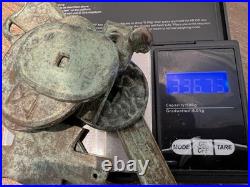 Set Of 10 Vintage Reproduction Bronze Ancient Chinese Coins, 336.73g