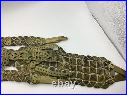 Set Of 2 Antq Chinese Coin Prosperity Dolls