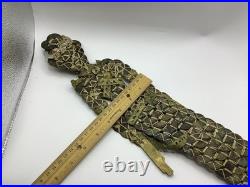 Set Of 2 Antq Chinese Coin Prosperity Dolls