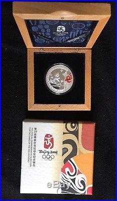 Set of 4'Series I' 2008 Beijing China Olympics Silver Coins Proof (S10Y)