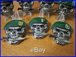 Set of 7 SFGA Special Force Group Airborne Green Berets Creed Challenge Coins