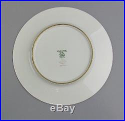 Set of 9 Royal Bavaria Hutschenreuther China Coin Gold Encrusted Dinner Plates