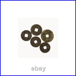Set of Five Cash Coins Bronze China Collection Dynasties Historical Significance