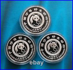 Shanghai Mint1999 Rare Wildlife in China panda medal set, China coin