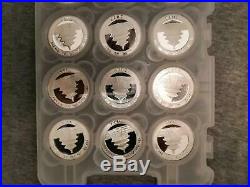 Silver Panda Set of 15 Coins Pad Year 2005-2019 Lot 15 (15 Pieces)