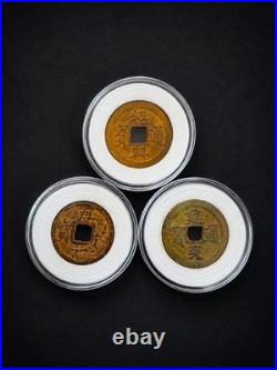 Southern Song Dynasty Coins Set Shaoxing 3 Ancient Coins Collection