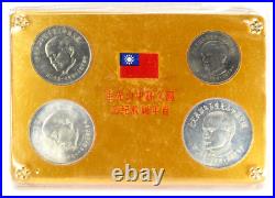 TAIWAN 1965 Mint Set'The Centennial Birthday of Dr. Sun Yat-Sen' 0.95oz Silver