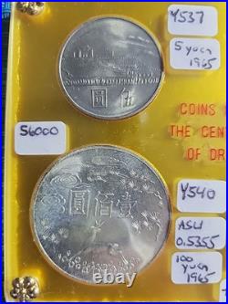 Taiwan 1965 Coin Set Dr. Sun Yat-Sen Centennial Silver 0.750 041625-11 Taiwan 1965 Coin Set Dr. Sun Yat-Sen Centennial Silver 0.750 041625-11