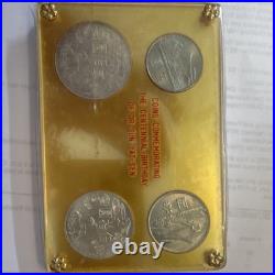 Taiwan 1966 Copper-Nickel Coin Set Centennial Birthday Sun Yat-Sen Set of 4