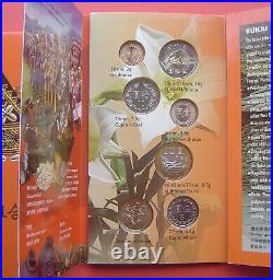 Taiwan 2001 ½ New Dollar 50 New Dollars 6 Coins Mint Set