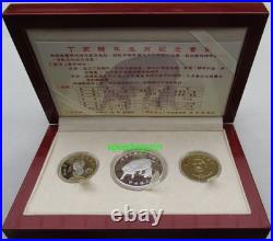 Taiwan 2007 Second Lunar Series Year of Pig 1oz Silver Coin Set