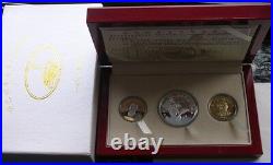 Taiwan China 2013 Year of Snake 100 Dollars 1oz Silver Coin, Set of 3 coins