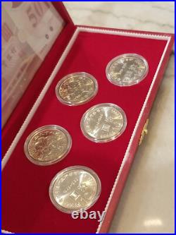 Taiwan Republic Of China 50th Anniversary BOX SET Coins Banknotes Dollar SEALED