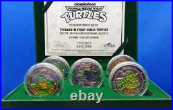 Teenage Mutant Ninja Turtles Limited Edition 5 Coin Set TMNT Only 500 Made BNIB
