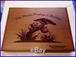 The 1982-1992 Panda Prestige Collection Gold & Silver coins (11 coin set)