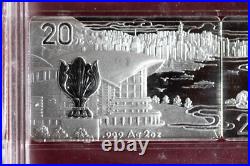 The Commemorative Silver Coin Set of the New Looks of Hong Kong 20 yuan4 pieces