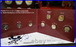 Tokyo 2020 Olympic & Paralympic Games Coins Case Holder Complete Set 22pcs