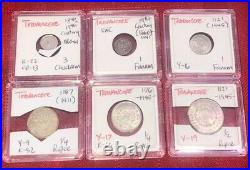 Travancore India Set Of Coins Lot Uncirculated Condition Rare Scarce Fanam Rupee
