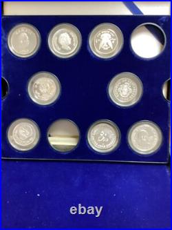 UNICEF International Year of the Child 18 Silver Coins- Includes RARE China