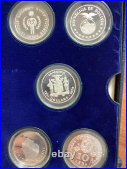 UNICEF International Year of the Child 18 Silver Coins- Includes RARE China