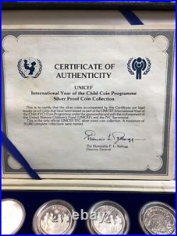 UNICEF International Year of the Child 18 Silver Coins- Includes RARE China