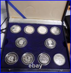 UNICEF Year of the Child Silver Coin Proof Set 1979 1981 30 COIN WITH CHINA