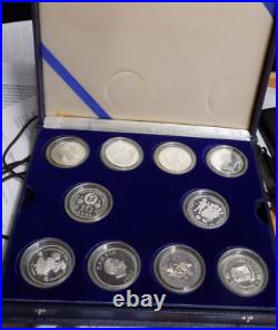 UNICEF Year of the Child Silver Coin Proof Set 1979 1981 30 COIN WITH CHINA