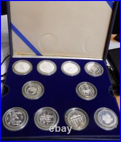 UNICEF Year of the Child Silver Coin Proof Set 1979 1981 30 COIN WITH CHINA