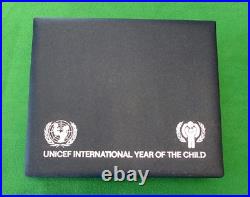 UNICEF Year of the Child Silver Coin Proof Set 1979 1981 30 COINS WITH CHINA