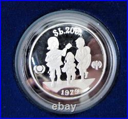 UNICEF Year of the Child Silver Coin Proof Set 1979 1981 30 COINS WITH CHINA