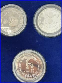 UNICEF Year of the Child Silver Coin Proof Set 1979-1982 30 Coins with COA #7949 UNICEF Year of the Child Silver Coin Proof Set 1979-1982 30 Coins with COA #7949