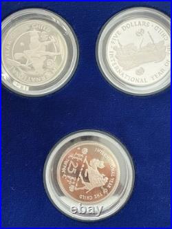 UNICEF Year of the Child Silver Coin Proof Set 1979-1982 30 Coins with COA #7949 UNICEF Year of the Child Silver Coin Proof Set 1979-1982 30 Coins with COA #7949