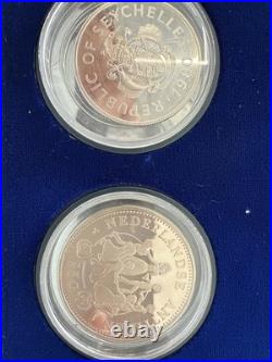 UNICEF Year of the Child Silver Coin Proof Set 1979-1982 30 Coins with COA #7949 UNICEF Year of the Child Silver Coin Proof Set 1979-1982 30 Coins with COA #7949