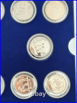 UNICEF Year of the Child Silver Coin Proof Set 1979-1982 30 Coins with COA #7949 UNICEF Year of the Child Silver Coin Proof Set 1979-1982 30 Coins with COA #7949