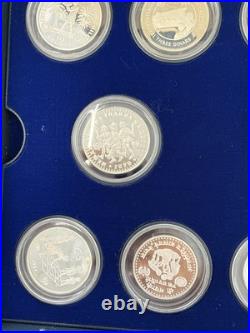 UNICEF Year of the Child Silver Coin Proof Set 1979-1982 30 Coins with COA #7949 UNICEF Year of the Child Silver Coin Proof Set 1979-1982 30 Coins with COA #7949