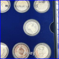 UNICEF Year of the Child Silver Coin Proof Set 1979-1982 30 Coins with COA #7949 UNICEF Year of the Child Silver Coin Proof Set 1979-1982 30 Coins with COA #7949