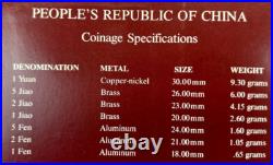 Very RARE 1981-82 Coin Sets of All Nations PEOPLE'S REPUBLIC OF CHINA PRC Card Very RARE 1981-82 Coin Sets of All Nations PEOPLE'S REPUBLIC OF CHINA PRC Card