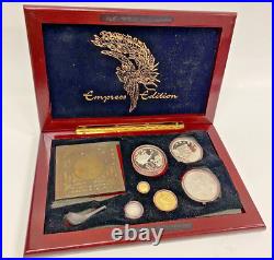 WOW $600 MELT. 282oz Gold 1.3 Silver 1992 China Coins of Invention Discovery Set