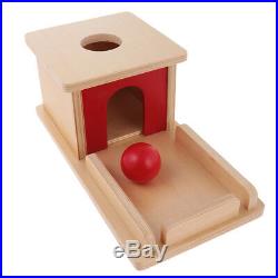 Wood Coin Piggy Bank Ball Matching Box Set Kids Montessori Educational Toys