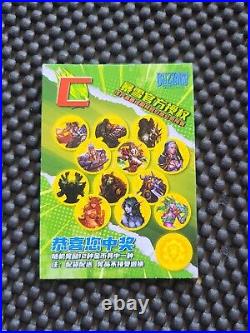 World Of Warcraft Card Alliance Coin Medal Set 12 Rare Promo Blizzard China WOW