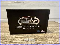 World Of Warcraft HORDE collectible-coin set ltd 1000 DC Unlimited New Open Box