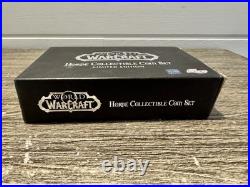 World Of Warcraft HORDE collectible-coin set ltd 1000 DC Unlimited New Open Box